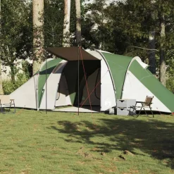 Buitensport*vidaXL Koepeltent 6-persoons waterdicht Groen