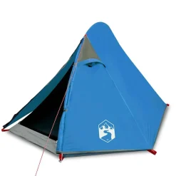 Buitensport*vidaXL Koepeltent 2-persoons waterdicht Blauw