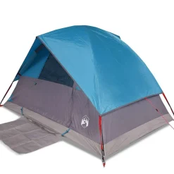 Buitensport*vidaXL Koepeltent 2-persoons waterdicht Blauw