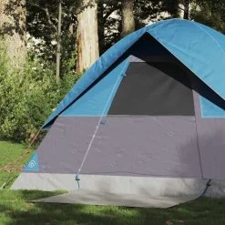 Buitensport*vidaXL Koepeltent 2-persoons waterdicht Blauw