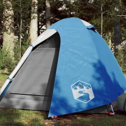 Buitensport*vidaXL Koepeltent 2-persoons waterdicht Blauw