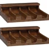 Keuken & Eetkamer*vidaXL Koffer Bruin 36 x 30 x 10 cm Massief Mahoniehout