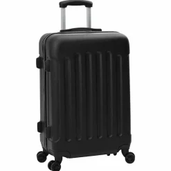 Bagage & Tassen*vidaXL Koffer met slot 3 pcs 50 x 31 x 78 cm ABS Kunststof Zwart