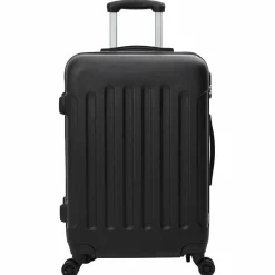 Bagage & Tassen*vidaXL Koffer met slot 3 pcs 50 x 31 x 78 cm ABS Kunststof Zwart
