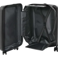 Bagage & Tassen*vidaXL Koffer met slot 34 x 23 x 55.5 cm ABS Kunststof Donkergrijs