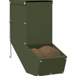 Konijnenvoer Olijf Groen 12,5 x 26 x 28,5 cm Koudgewalst Staal><noscript><img width=