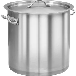 Keuken & Eetkamer*vidaXL Kookpan 26 L 32x32 cm roestvrij staal