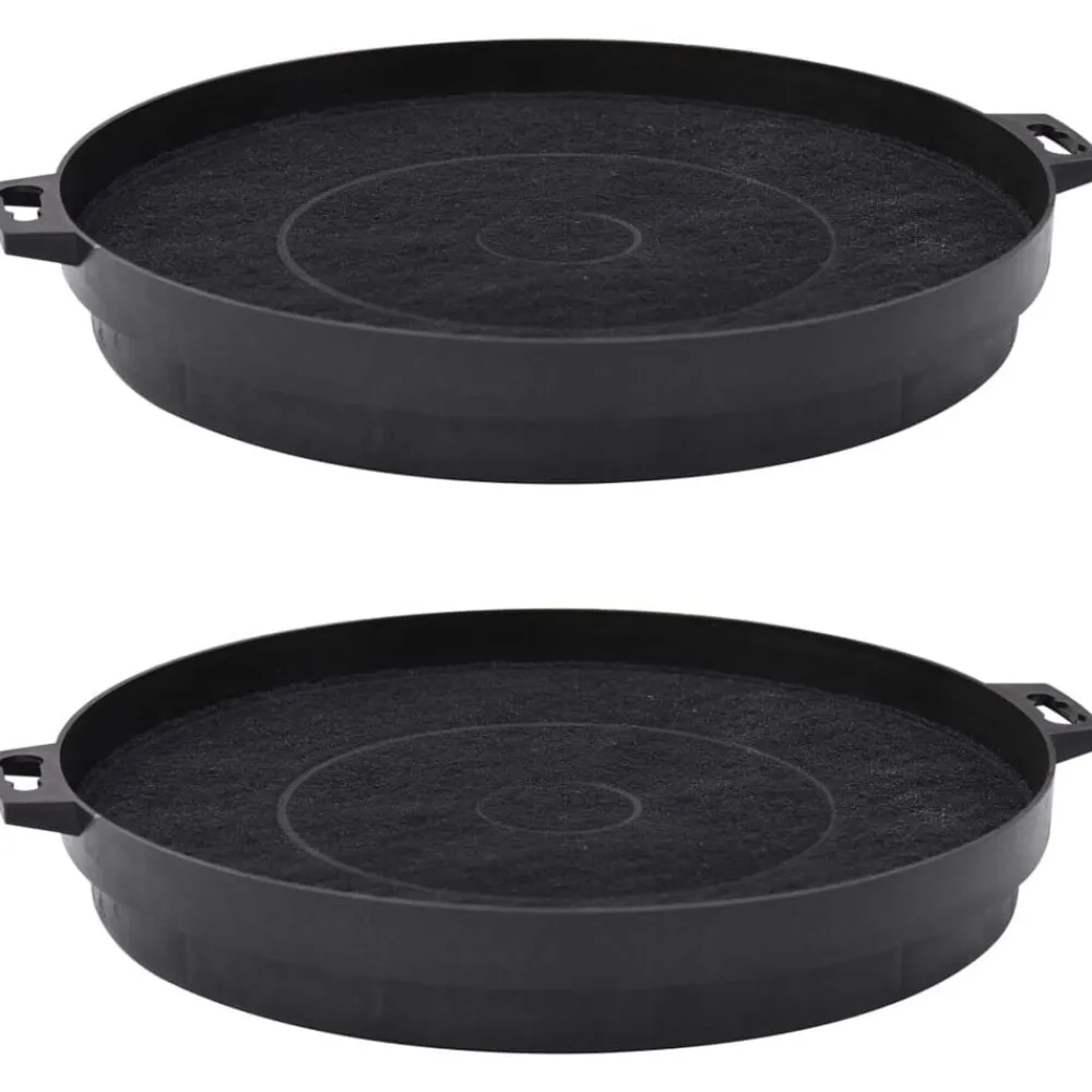 Keuken & Eetkamer*vidaXL Koolstoffilters voor afzuigkap 2 st 210 mm