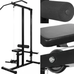 Krachttoren met halterset 60,5 kg>vidaXL Online