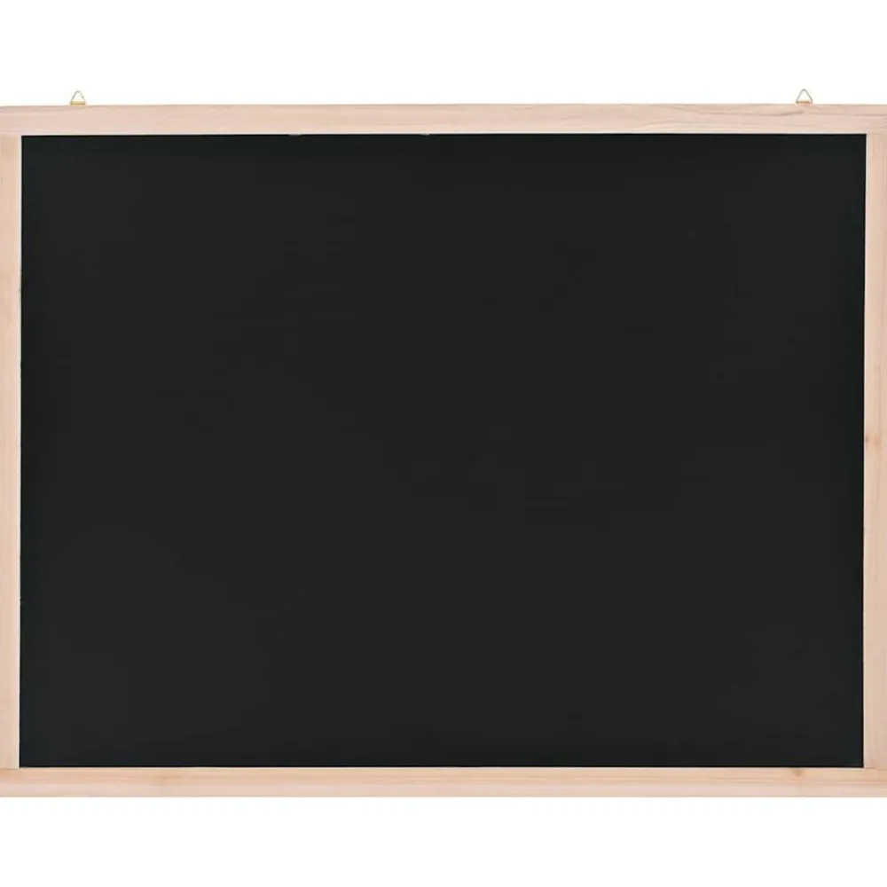 Kantoorartikelen*vidaXL Krijtbord voor aan de wand 60x80 cm cederhout