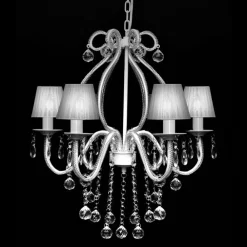 Verlichting*vidaXL Kroonluchter met 2300 kristallen wit