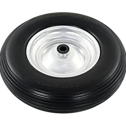 Kruiwagenwiel met as 4,00-8 390 mm massief PU>vidaXL Sale