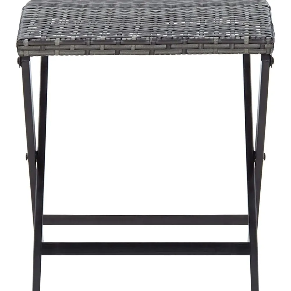 Kruk inklapbaar poly rattan>vidaXL Clearance