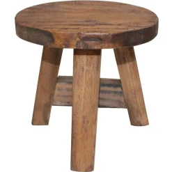 Stoelen*vidaXL Kruk massief mahoniehout