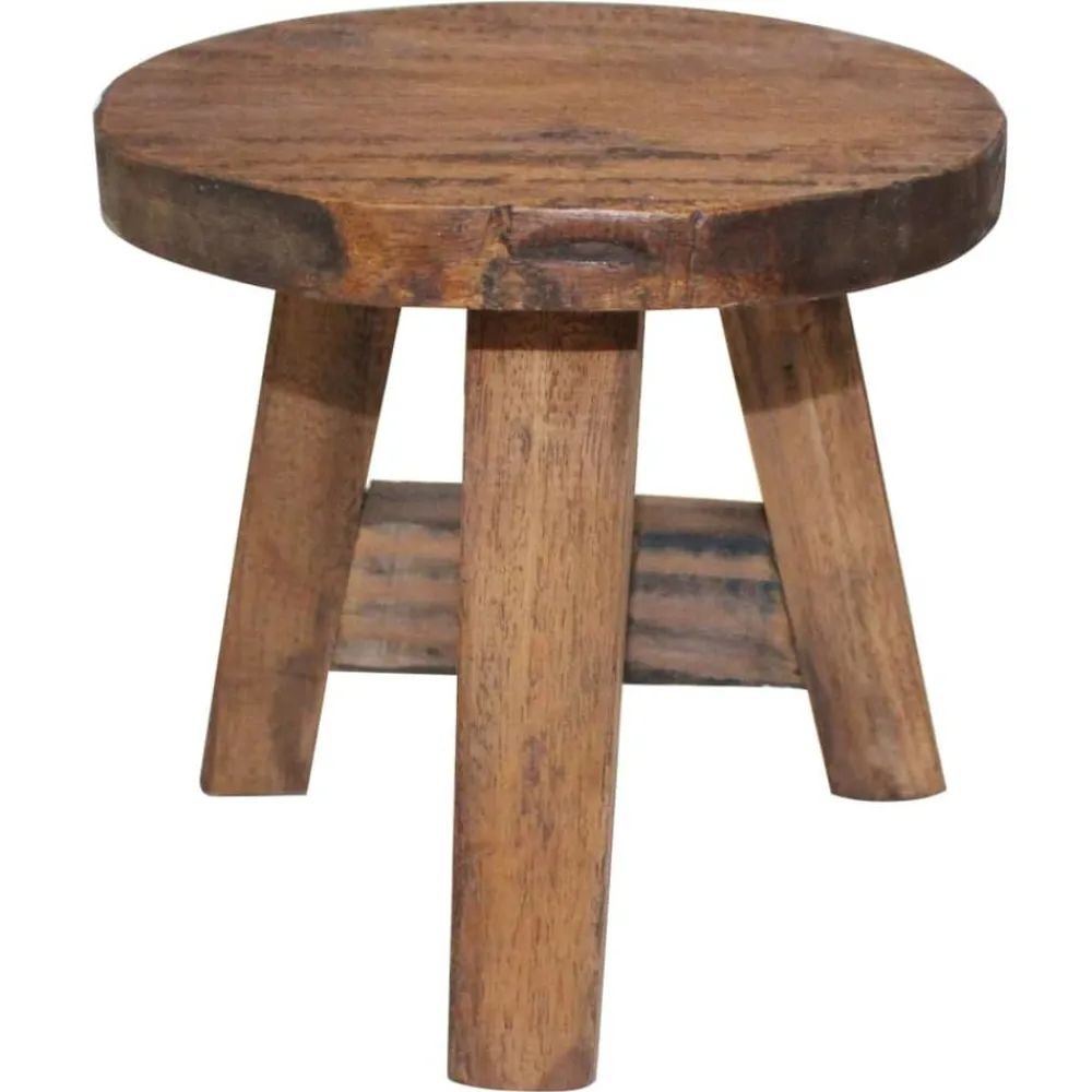 Stoelen*vidaXL Kruk massief mahoniehout