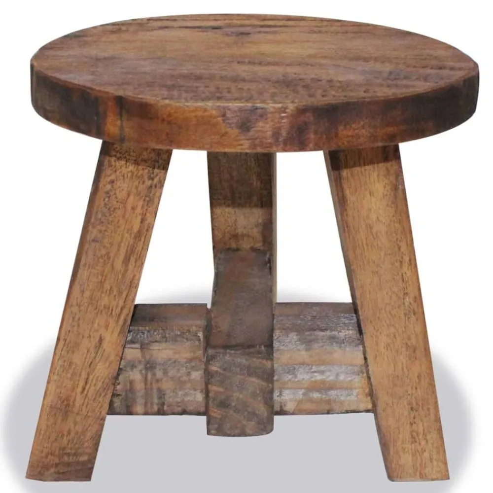 Stoelen*vidaXL Kruk massief mahoniehout