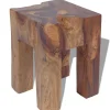 Stoelen*vidaXL Kruk massief teakhout