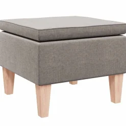 Kruk met houten poten stof>vidaXL Sale