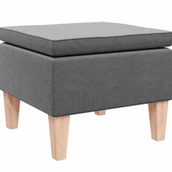 Kruk met houten poten stof>vidaXL New