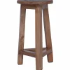 Kruk Naturel 28 x 28 x 50 cm Mahoniehout>vidaXL Online