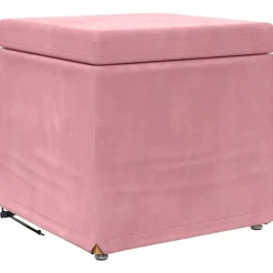 Kruk 41 x 41 x 40 cm Velvet en Gefabriceerd Hout>vidaXL Hot