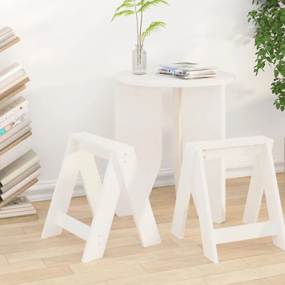 Krukken 2 st 40x40x45 cm massief grenenhout>vidaXL New