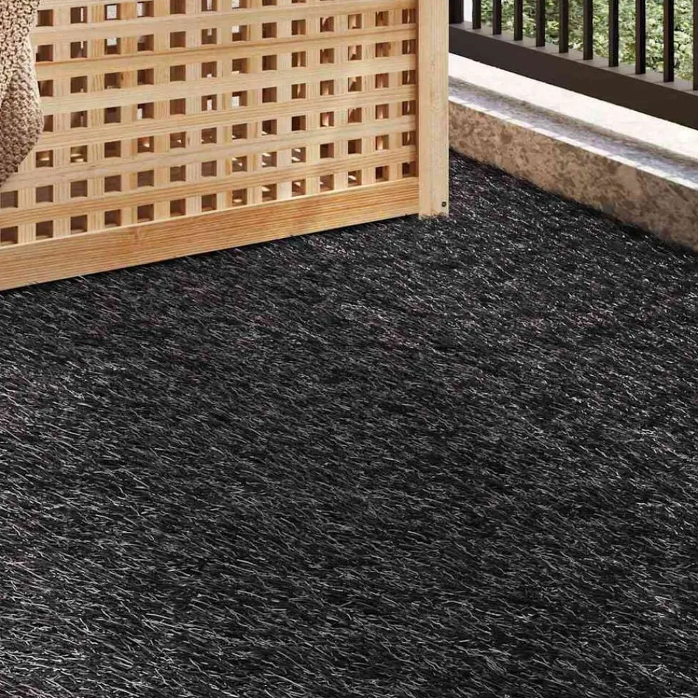 Woon- & Tuinaccessoires*vidaXL Kunstgras 200 x 100 x 3 cm PP & PE Zwart