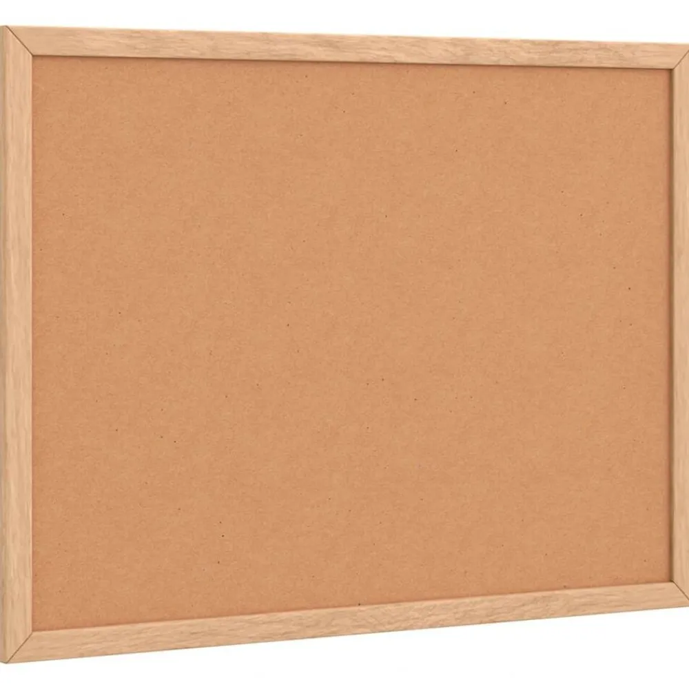 Kantoorartikelen*vidaXL Kurkbord met massief grenenhouten frame 40x30 cm