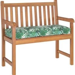 Woon- & Tuinaccessoires*vidaXL Kussen Blad 100 x 40 x 8 cm Oxford Stof Bladpatroon