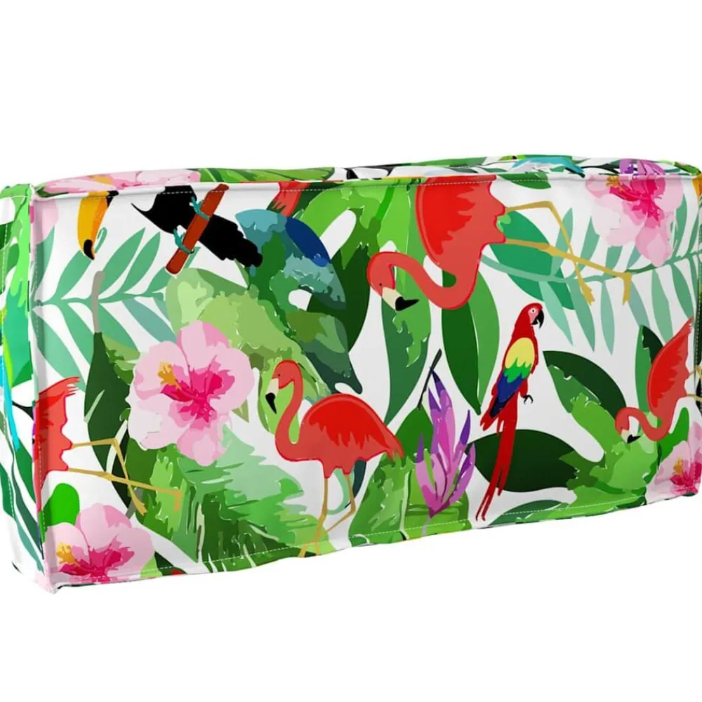 Kussen Bloemen Multikleur 80 x 40 x 12 cm Oxford Stof>vidaXL Discount
