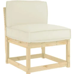 Kussen Crème 60 x 40 x 12 cm Oxford Stof>vidaXL Clearance