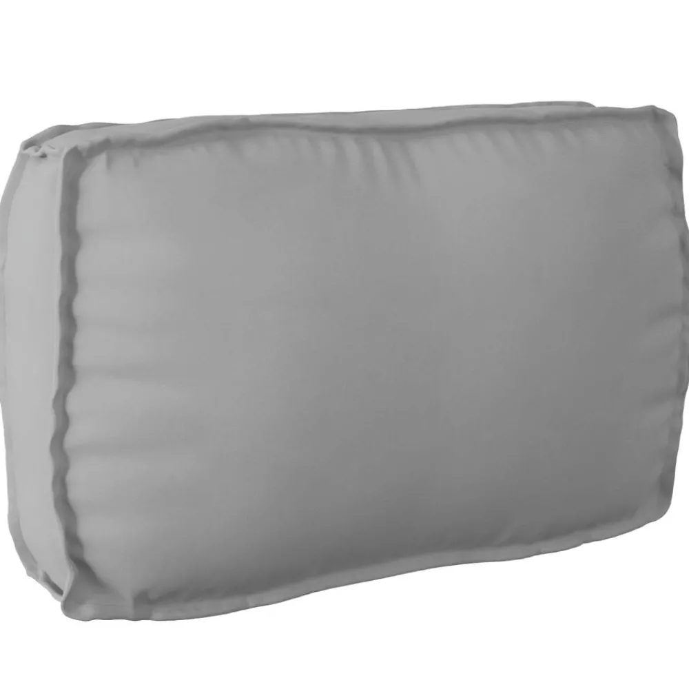 Woon- & Tuinaccessoires*vidaXL Kussen 70 x 40 x 12 cm Oxford Stof Grijs