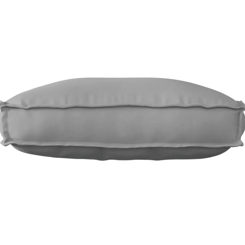 Woon- & Tuinaccessoires*vidaXL Kussen 70 x 40 x 12 cm Oxford Stof Grijs