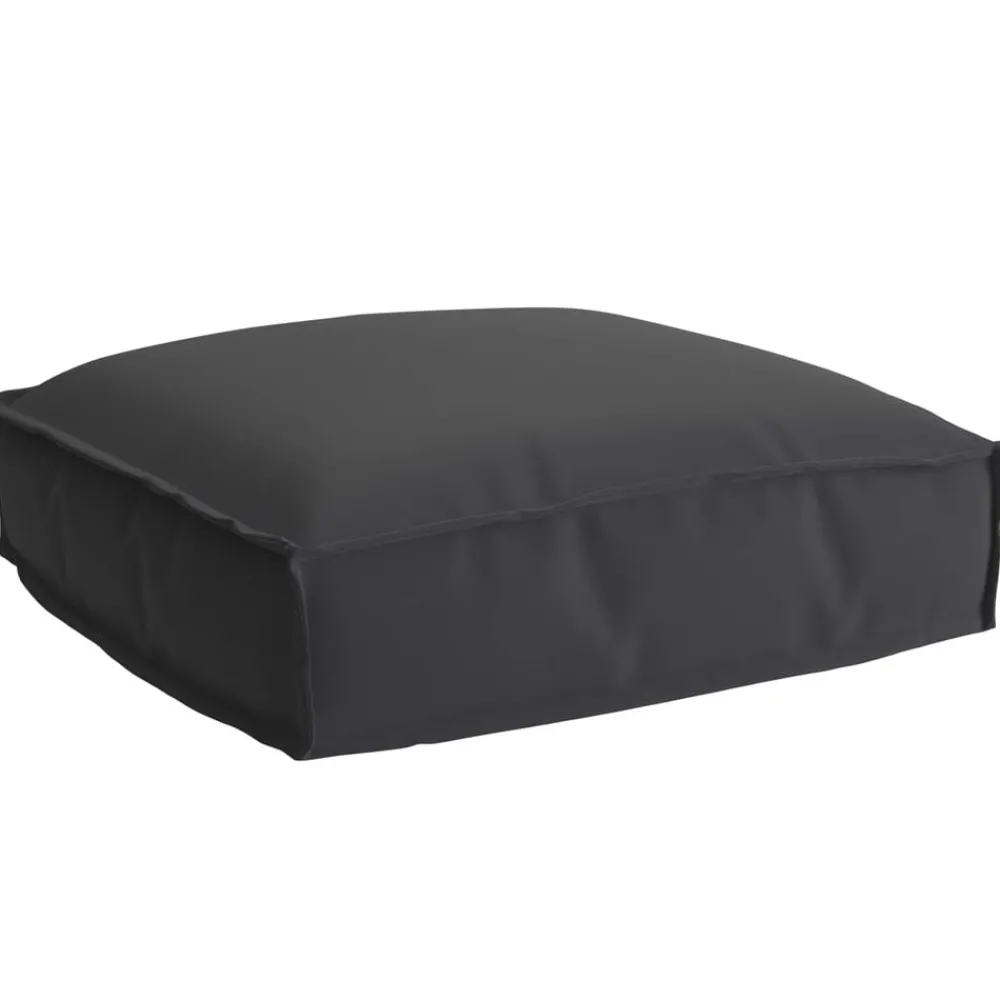 Woon- & Tuinaccessoires*vidaXL Kussen 50 x 50 x 12 cm Oxford Stof Zwart