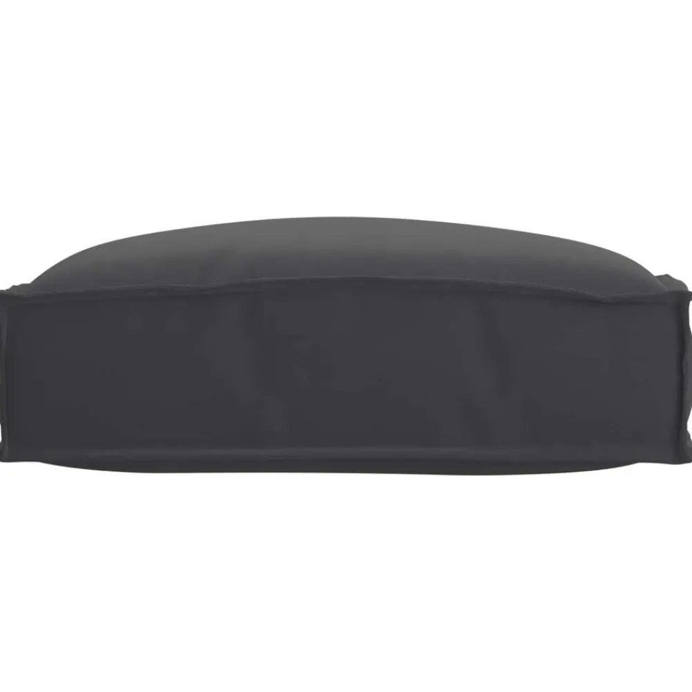 Woon- & Tuinaccessoires*vidaXL Kussen 50 x 50 x 12 cm Oxford Stof Zwart