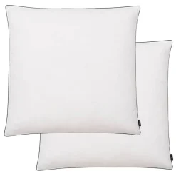 Linnengoed*vidaXL Kussens 2 st licht 80x80 cm dons-/verenvulling wit