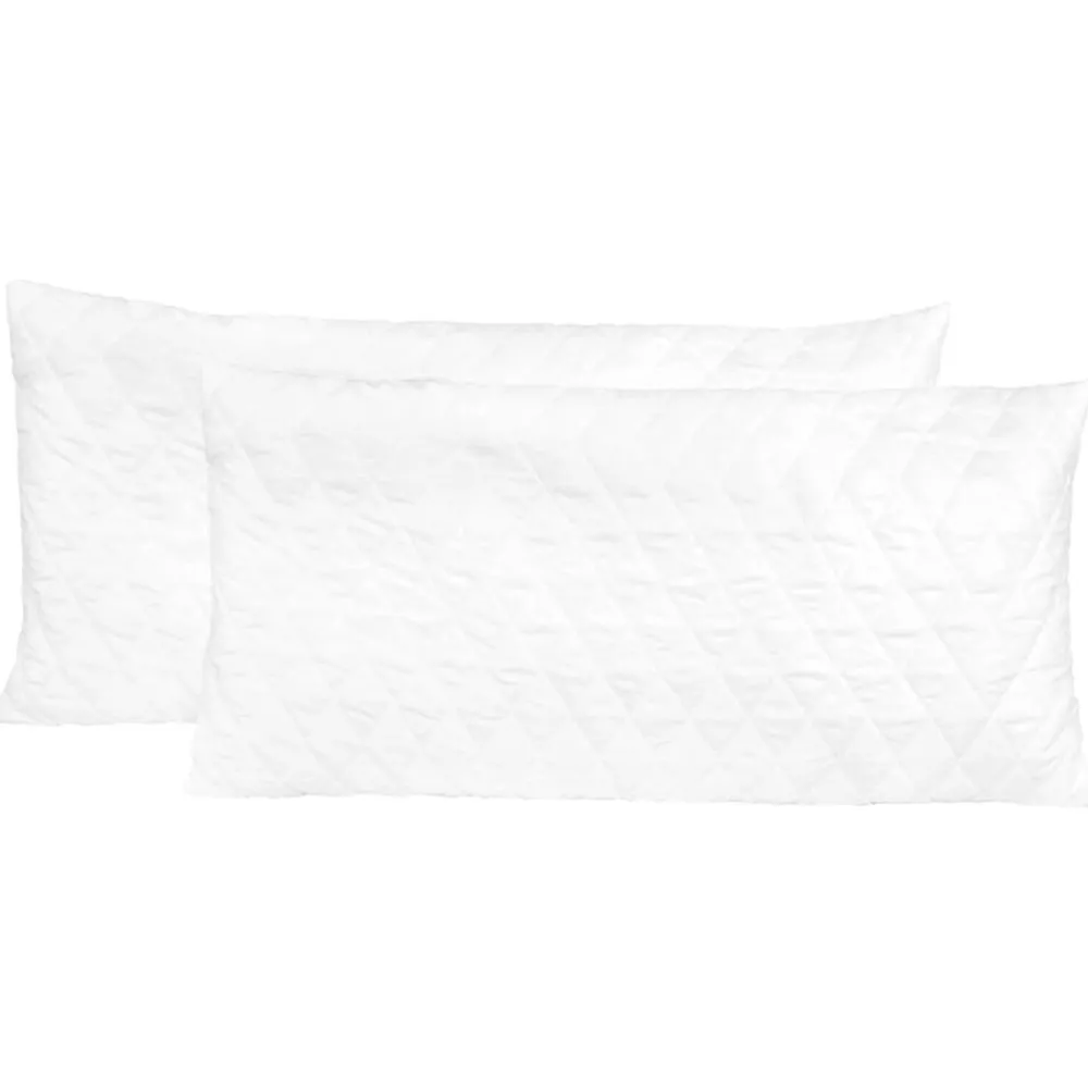 Kussens 2 st 80x40x14 cm traagschuim>vidaXL Best