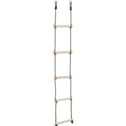 Babyspeelgoed*vidaXL Ladder met 5 sporten 210 cm massief grenenhout