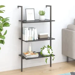 Ladderrek met 3 schappen 64x35x120,5 cm>vidaXL Sale