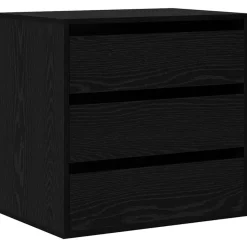 Ladenkast met lade Zwart 60 x 41 x 58 cm Bewerkt hout>vidaXL Online