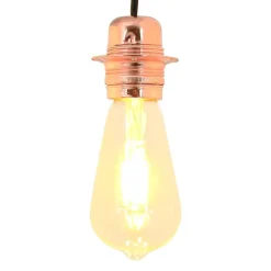 Verlichtingsaccessoires*vidaXL Lamphouders 2 st E27 Roségoud