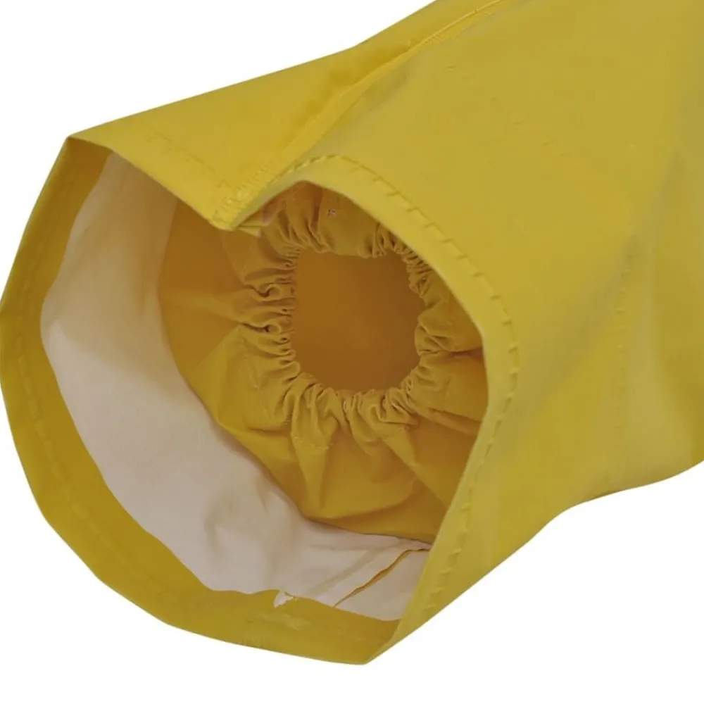 Kleding & Accessoires*vidaXL Lange regenjas waterbestendig zeer stevig met capuchon XXL Geel