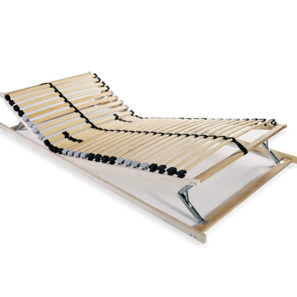 Bedden & Accessoires*vidaXL Lattenbodem met 28 latten 7 zones 70x200 cm