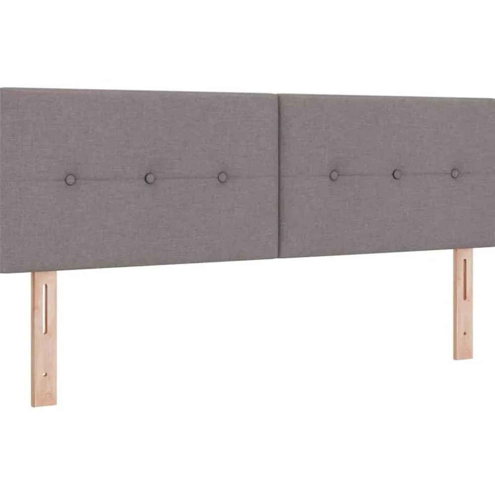 LED Hoofdbord met LED-stripverlichting 144 cm Stof>vidaXL Best