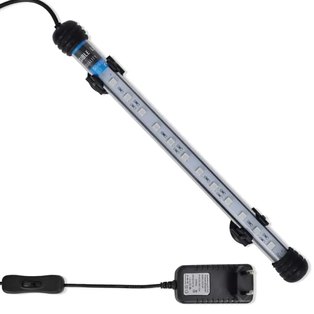 Huisdierbenodigdheden*vidaXL LED-aquariumlamp 28 cm blauw