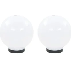 LED-bollampen 2 st rond 20 cm PMMA>vidaXL Clearance