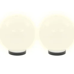 LED-bollampen 2 st rond 20 cm PMMA><noscript><img width=