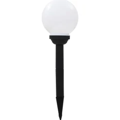 LED-solarlampen rond 15 cm RGB 4 st>vidaXL Outlet