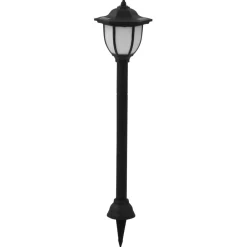 Verlichting*vidaXL LED-solarlampen zwart 3 st
