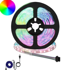 LED-strip 2 pcs Zwart en transparant 3000 mm Koper en kunststof>vidaXL Clearance